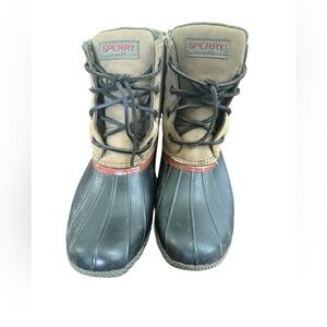 Sperry rain duck Boot Women’s size 10
